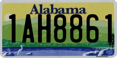 AL license plate 1AH8861