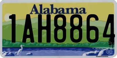 AL license plate 1AH8864