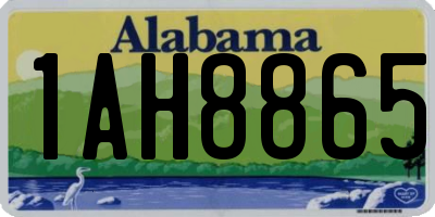 AL license plate 1AH8865