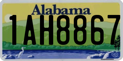 AL license plate 1AH8867