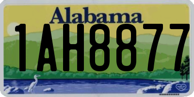AL license plate 1AH8877