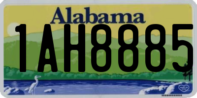 AL license plate 1AH8885