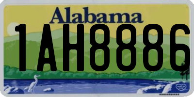 AL license plate 1AH8886