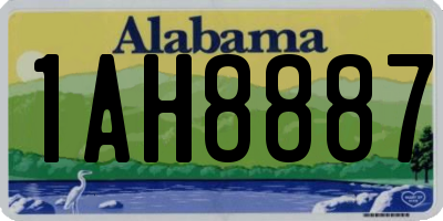 AL license plate 1AH8887