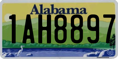 AL license plate 1AH8897