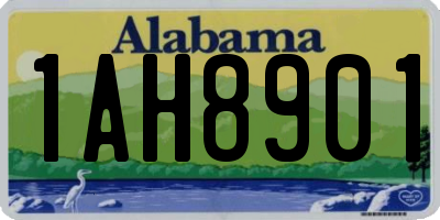 AL license plate 1AH8901