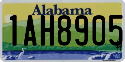 AL license plate 1AH8905