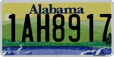 AL license plate 1AH8917