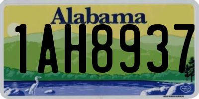 AL license plate 1AH8937