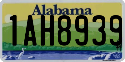 AL license plate 1AH8939
