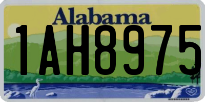 AL license plate 1AH8975