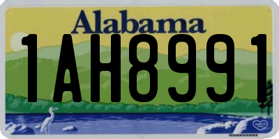AL license plate 1AH8991