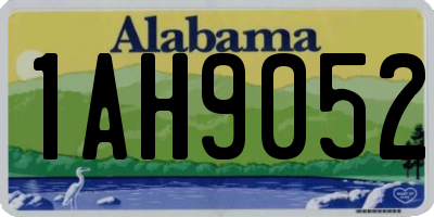 AL license plate 1AH9052