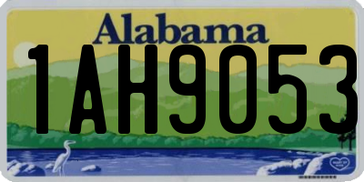 AL license plate 1AH9053