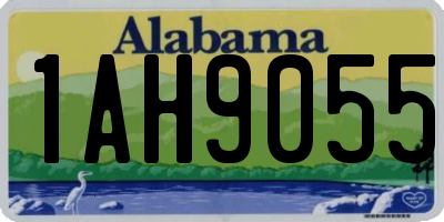 AL license plate 1AH9055