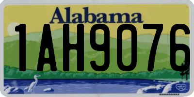 AL license plate 1AH9076