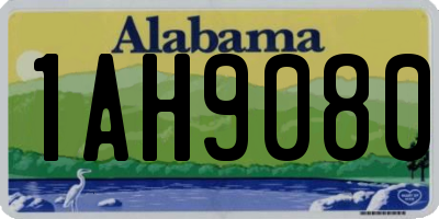 AL license plate 1AH9080