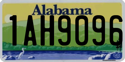 AL license plate 1AH9096