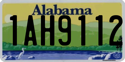 AL license plate 1AH9112