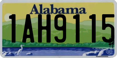 AL license plate 1AH9115