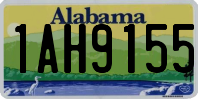 AL license plate 1AH9155