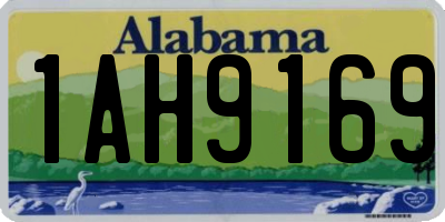 AL license plate 1AH9169