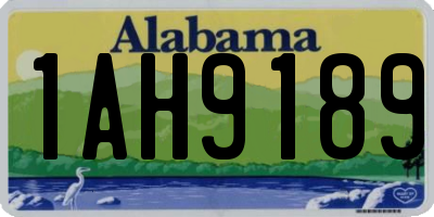 AL license plate 1AH9189