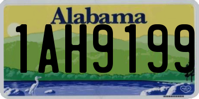 AL license plate 1AH9199