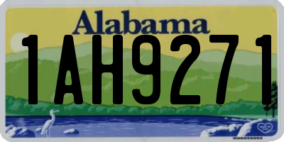 AL license plate 1AH9271