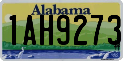 AL license plate 1AH9273