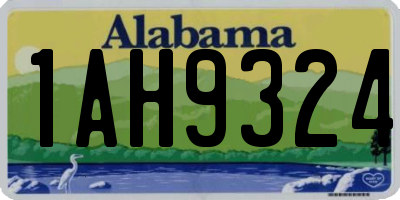 AL license plate 1AH9324
