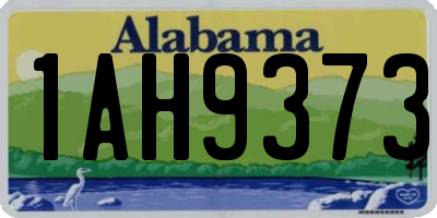AL license plate 1AH9373