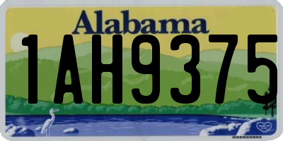 AL license plate 1AH9375