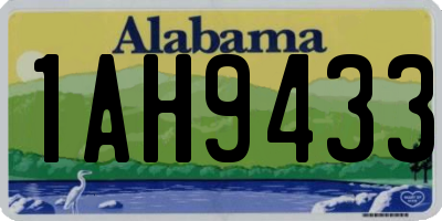 AL license plate 1AH9433