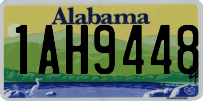 AL license plate 1AH9448