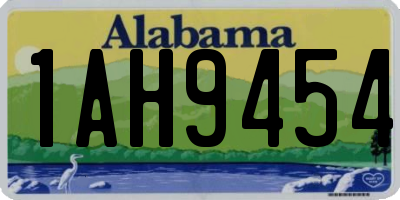 AL license plate 1AH9454