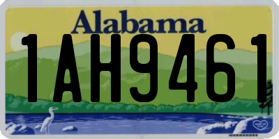 AL license plate 1AH9461