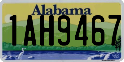 AL license plate 1AH9467
