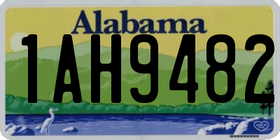 AL license plate 1AH9482
