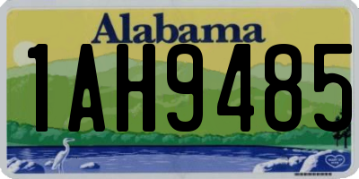 AL license plate 1AH9485