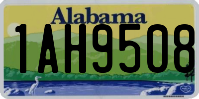 AL license plate 1AH9508