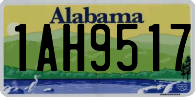 AL license plate 1AH9517