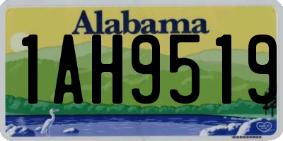 AL license plate 1AH9519