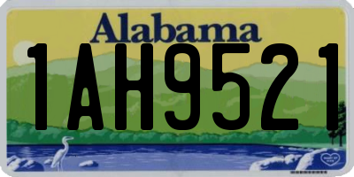 AL license plate 1AH9521