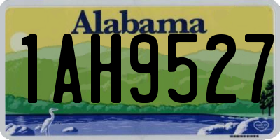 AL license plate 1AH9527