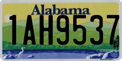 AL license plate 1AH9537