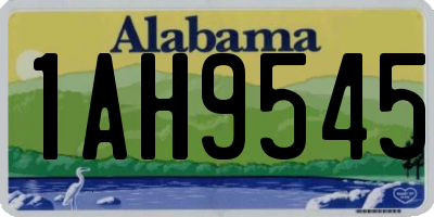 AL license plate 1AH9545