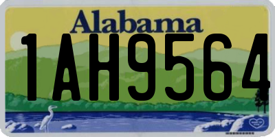 AL license plate 1AH9564