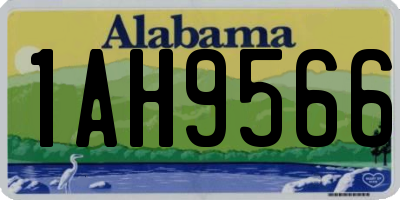 AL license plate 1AH9566