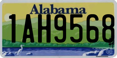 AL license plate 1AH9568